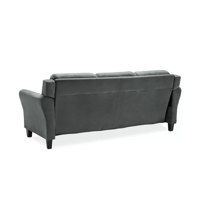 Liston 78.8" round Arm Tufted Sofa