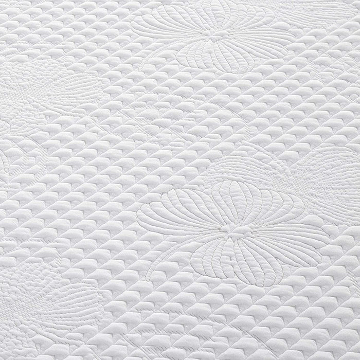 White Plush Full Memory Foam Mattress