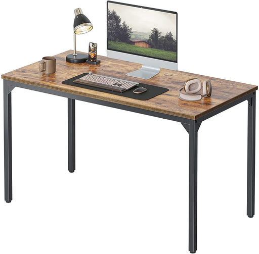Rustic Brown Computer Desk for Small Spaces