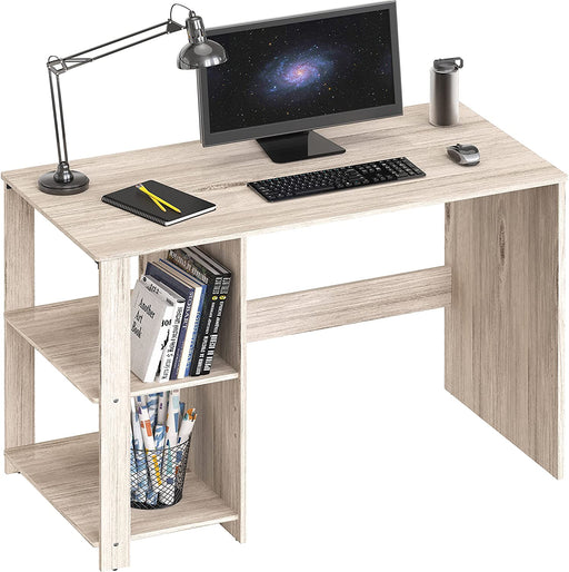 Maple Desk with Shelves for Home Office