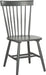 Charcoal Grey Farmhouse Chairs