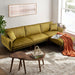 Modern Velvet L-Shaped Sectional Sofa