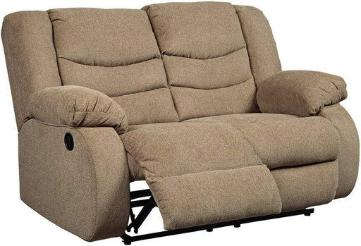 Signature Design by Ashley Tulen Modern Manual Pull Tab Reclining Sofa, Dark Gray