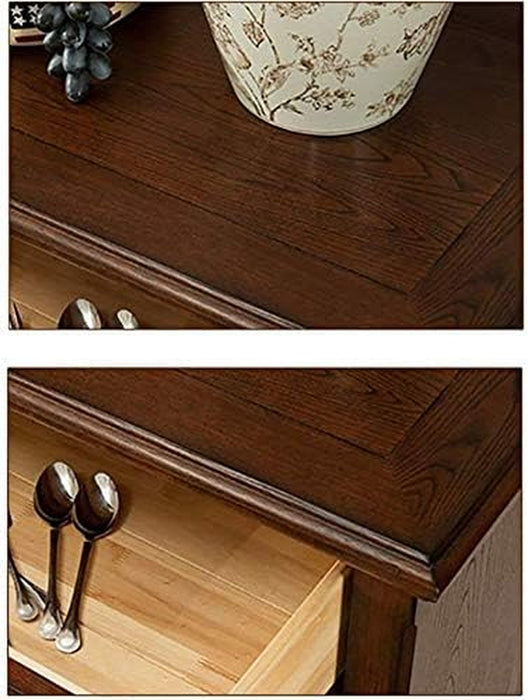 Wood Color Dining Buffet Storage Cabinet Sideboard