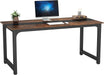 Large Rustic/Black Office Desk for Home