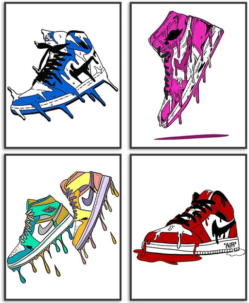Cool Sneaker Posters for Guys' Room Decor