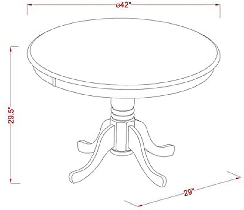 Dining Table, 42″ X 29.5", HLT-LMA-TP