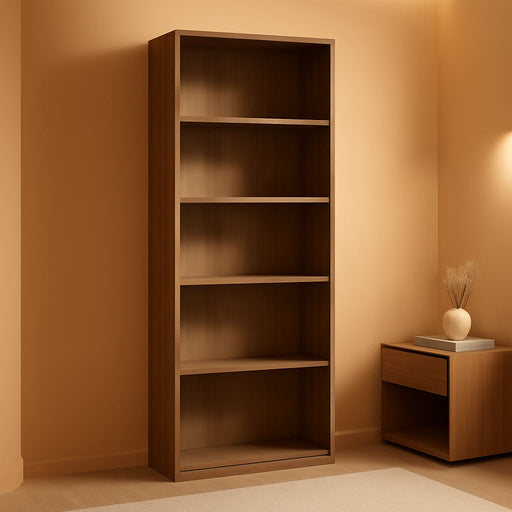 Summer Oak Bookcase with 5 Shelves