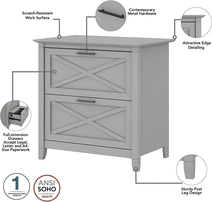 Key West Computer Desk with Storage