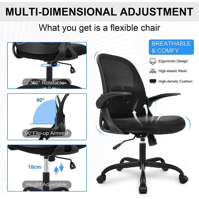 Ergonomic Mesh Office Chair with Adjustable Support