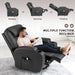 Power Lift Recliner Chair with Massage, Black