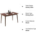 47″ Dining Table for Small Spaces, Natural Finish