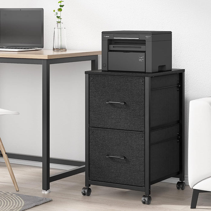 Small 2-Drawer File Cabinet for Home Office