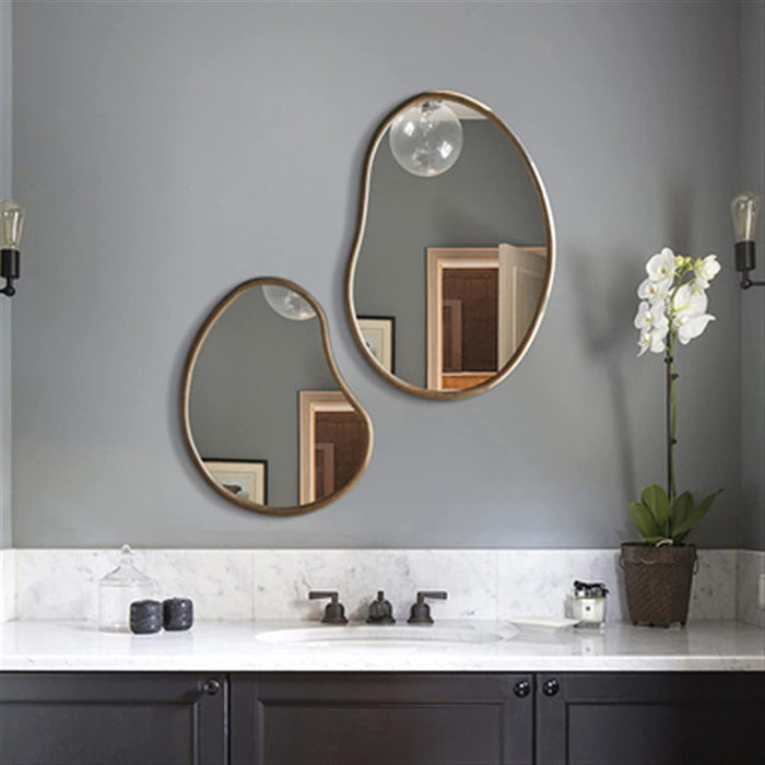 Irregular HD Wall-Mounted Decorative Mirror