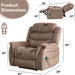 Camel Dual Motor Power Lift Recliner with Massage & Heat