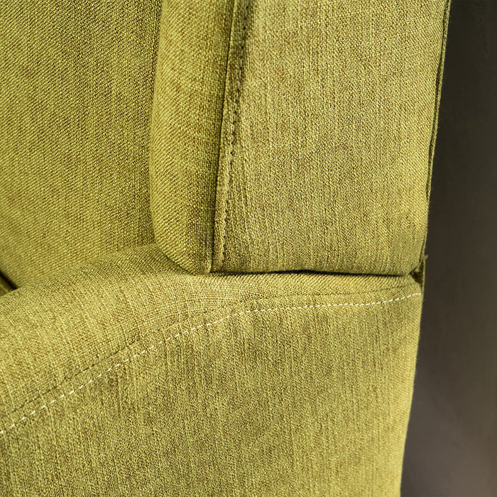 Green Aurla Fabric Chair Accentuates Any Room