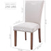Beige Parsons Upholstered Chairs