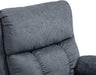 Lindale Massage Recliner, Wood, Charcoal + Black