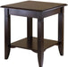 Cappuccino Nolan Occasional Table