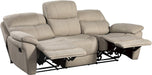 Lexicon Ryan Double Reclining Sofa, Tan