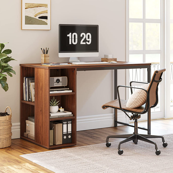 47 Inch Computer Desk with Storage Shelves