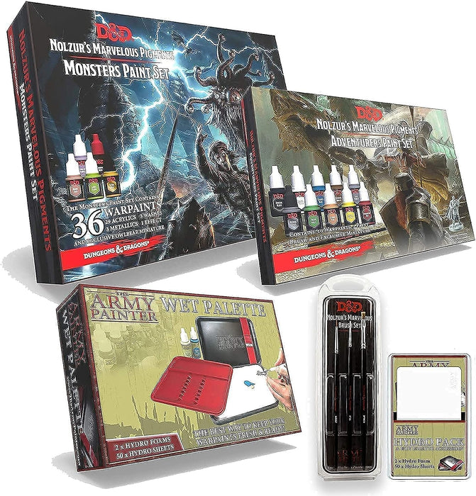 DND Super Bundle: Wet Palette - Hydro Pack - Dungeons and Dragons Mini