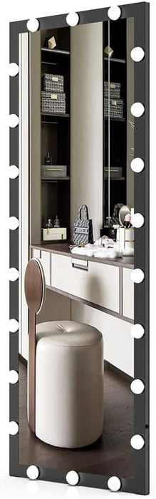 Full-Length Mirror with Touch Control LED Light