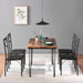 5-Piece Dining Table Set for Home Kitchen with 4 Chairs