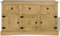 Wood Console Kitchen Buffet Sideboard