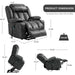 Electric Recliner Chair for Seniors, Grey