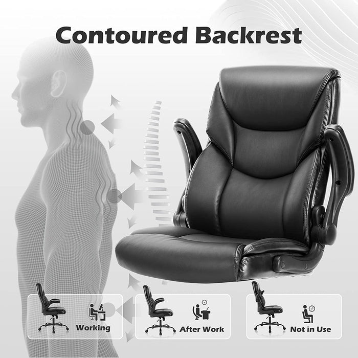 Ergonomic Executive Chair with High Back Support