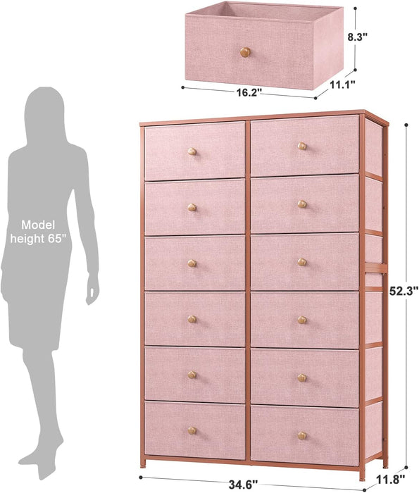 12 Drawer Dresser & Chest of Drawers