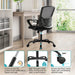 Ergonomic Office Chair with Lumbar Support and Wheels