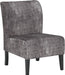 Ashley Triptis Accent Chair in Dark Gray