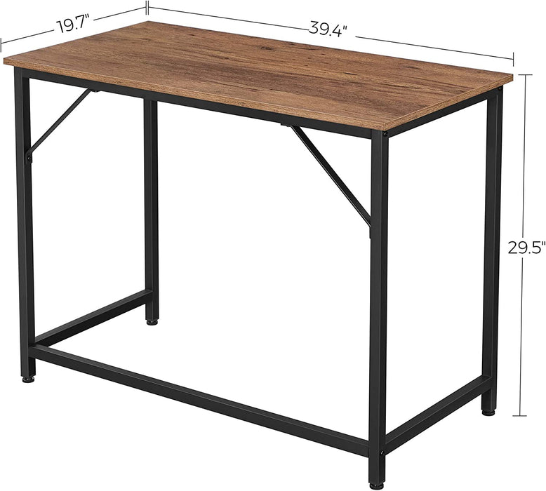 Industrial Style Writing Desk for Home Office