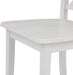 5-Piece round Marble Dining Table Set for 4, White