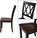 5-Piece Wooden Dining Room Table Set for 4, Black