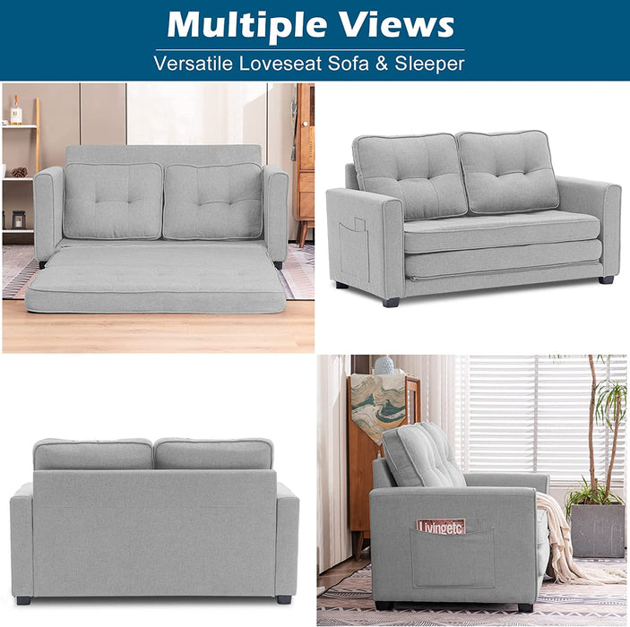Modern Loveseat Sleeper for Small Spaces
