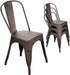 Metal Dining Chair Tolix Style for Indoor/Outdoor Use