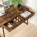 Rustic Brown Small Writing Desk