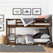 Modern Farmhouse Low Loft Bed, White Wash