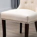 Tufted Fabric Dining Chairs Set of 4