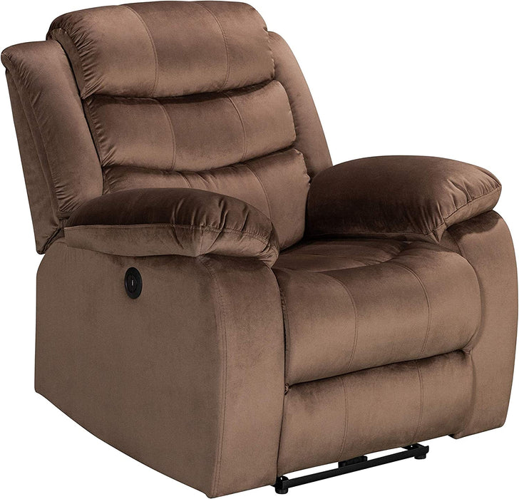 Recliner chair with online usb port