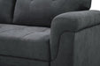 Gray Fabric Sleeper Sectional with Chaise Storage