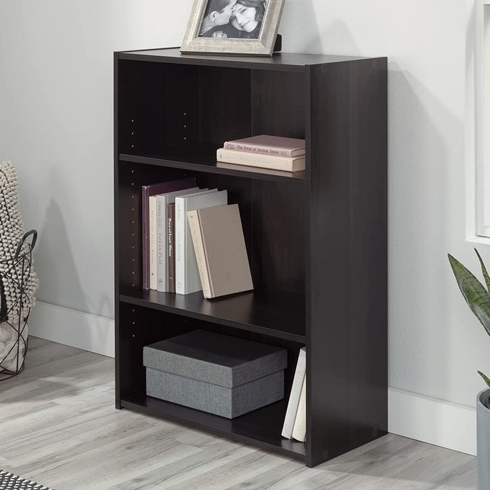 Cinnamon Cherry Bookcase with 3 Shelves