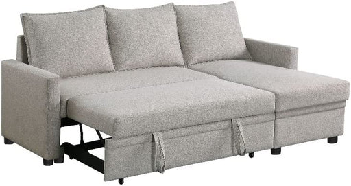 Reversible Modern Sleeper Sectional Sofa Bed