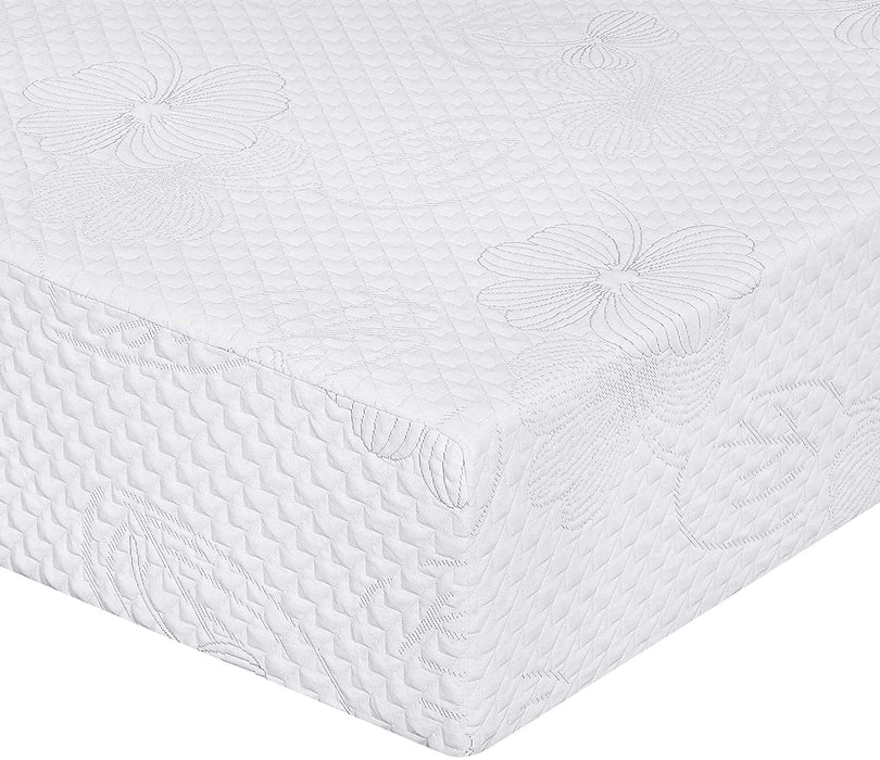 White Plush Full Memory Foam Mattress