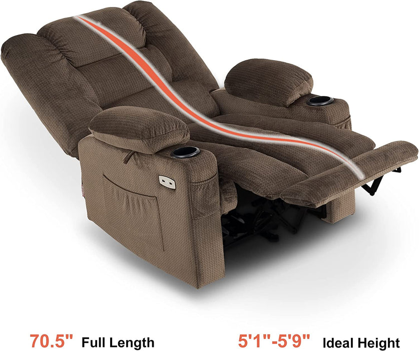 Electric Power Recliner Chair with Heat and Massage