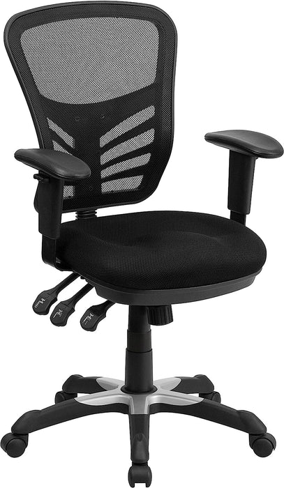 Adjustable Arm Mesh Executive Office Chair