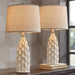 Set of 2 Modern Ceramic Lamps for Living Room